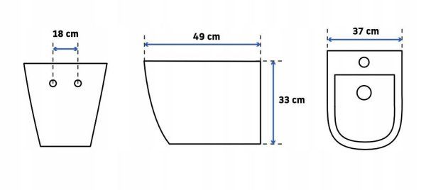 Подвесной унитаз REA CARLO FLAT MINI белый REA-C2760