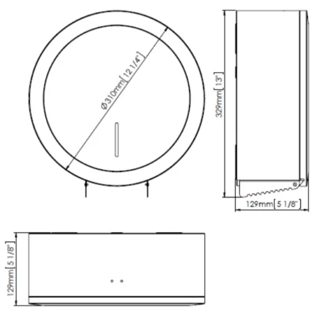 Диспенсер туалетной бумаги Mediclinics PR2787