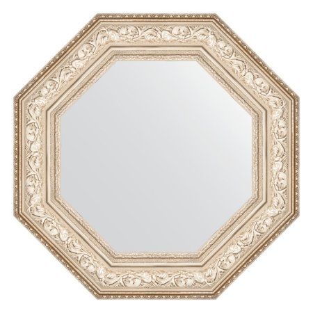Зеркало Evoform Octagon BY 7386 65x65 виньетка серебро