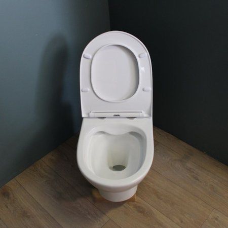 Унитаз подвесной Teymi Ritta безободковый, сиденье микролифт T40809