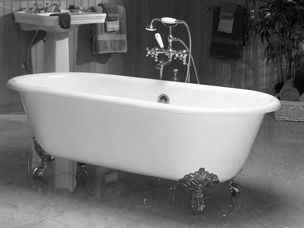 Чугунная ванна Elegansa Gretta хромированные ножки