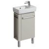 Раковина Geberit Renova Compact 276250000  50  с полочкой справа белая