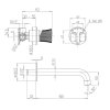 Смеситель для раковины Paini Domus встраиваемый, матовое золото PVD 18PJ208PZ
