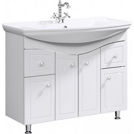 Мебель для ванной Aqwella Франческа FR0110 105 напольная, белый