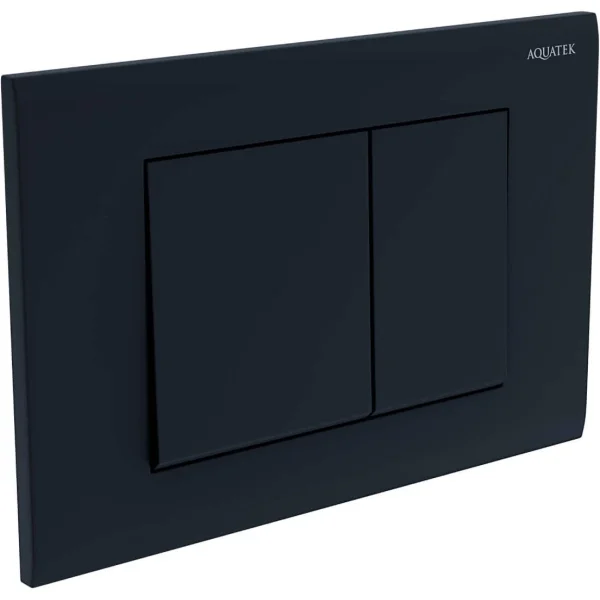 Кнопка смыва Aquatek PNS-0000005 для инсталляции, черный матовый