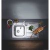 Мойка кухонная Grohe K400 31568SD0 нержавеющая сталь, матовая