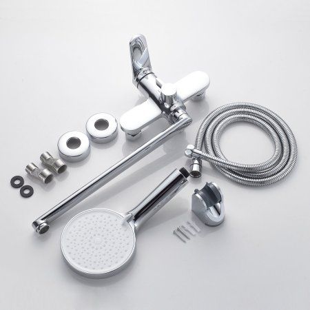 Смеситель для ванны однорычажный  Shevanik S4322, Хром