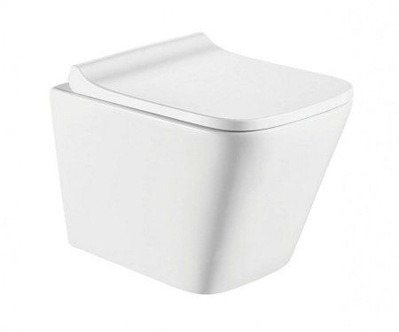 Унитаз подвесной CeramaLux 5171, Бело-Глянцевый