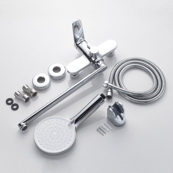 Смеситель для ванны однорычажный  Shevanik S4322, Хром