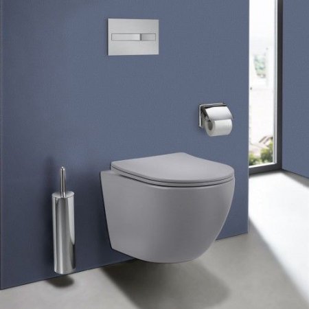 Унитаз Vincea Globo VT1-14SMG (подвесной) серый матовый