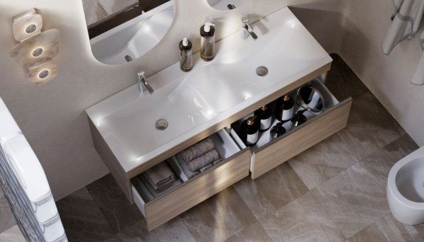 Тумба подвесная Velvex Pulsus 140 Дуб сонома (tp.PUL.PUL.140.2Y дуб сонома)