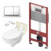 Комплект Tece V04 9400400.WC1 инсталляция + клавиша + унитаз