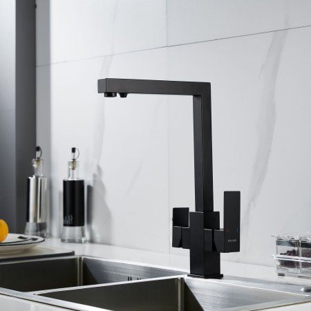 Смеситель для кухни Shevanik S1JR48QLH, Черный
