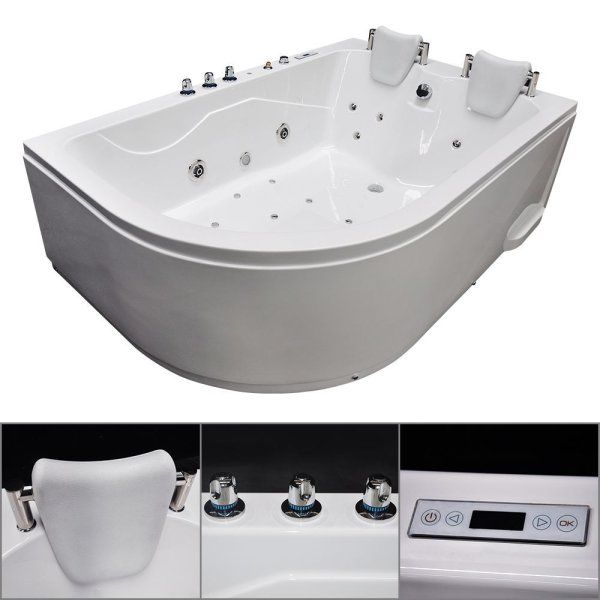 Акриловая ванна Grossman GR-18012R 180х120