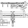 Душевой лоток Viega Advantix Vario 721671 L300–1200 BH70–95 укорачиваемый