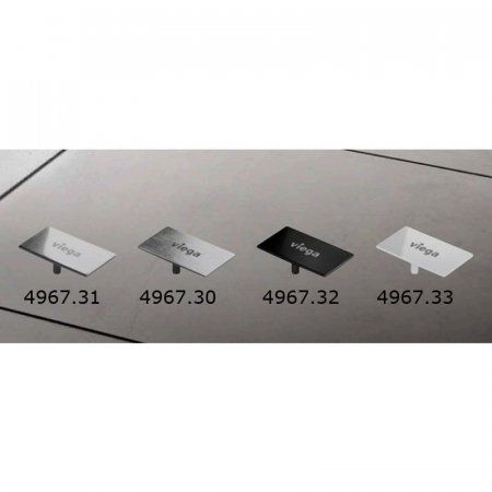 Дизайн-вставка Viega Advantix Vario 736576 SR2 L300–1200 для душевого лотка хром