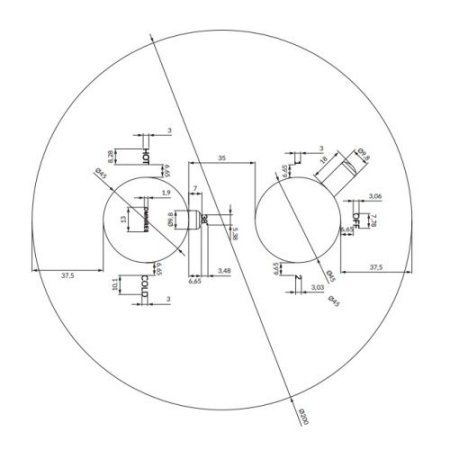 Смеситель Omnires Y Y1236ROGL для ванны, золото