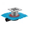 Душевой трап Berges Wasserhaus Zentrum Antik 090365 15x15 хром матовый