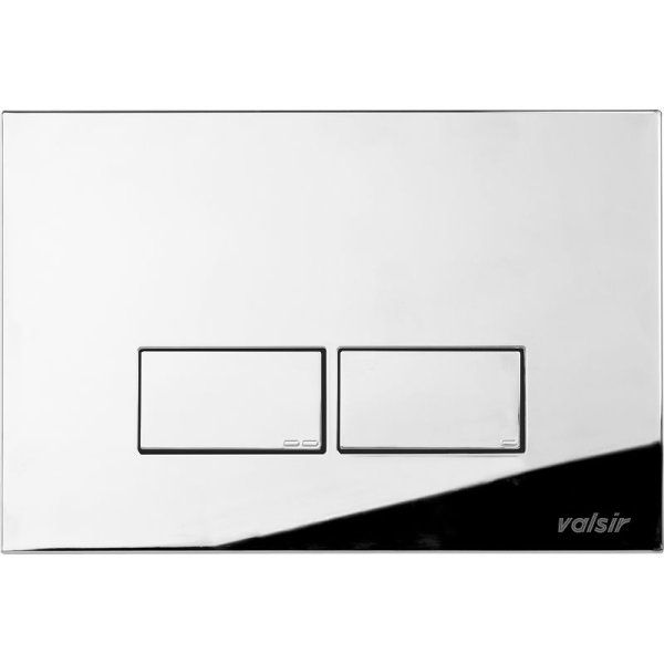 Комплект 4в1 инсталляции с WC и клавишей Valsir KIT VSCR 7317GM Slim P3 серый матовый/хром