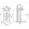 Система инсталляции OLI Expert Plus 721703 для подвесного унитаза