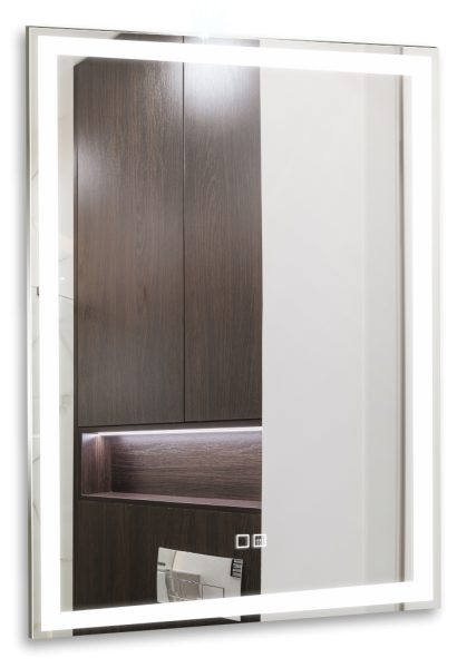 Зеркало с подсветкой и подогревом AQUAme AQM9105 600х800