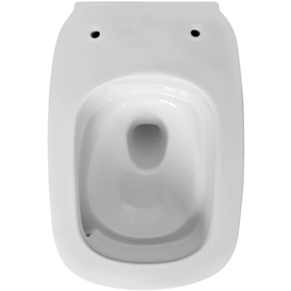 Унитаз подвесной Abber Rechteck AC1217 безободковый, торнадо, с сиденьем микролифт, белый