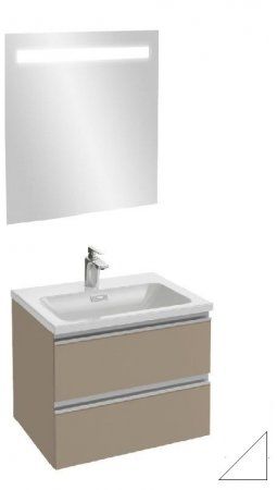 Мебель для ванной Jacob Delafon Vox 60 белая блестящая