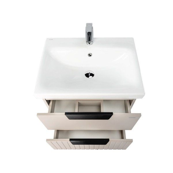 Тумба VIANT "Сицилия" MODUO 50 2 ящика подвесная капучино 380x470x520 (VSIC50MDCAP-T2YP)