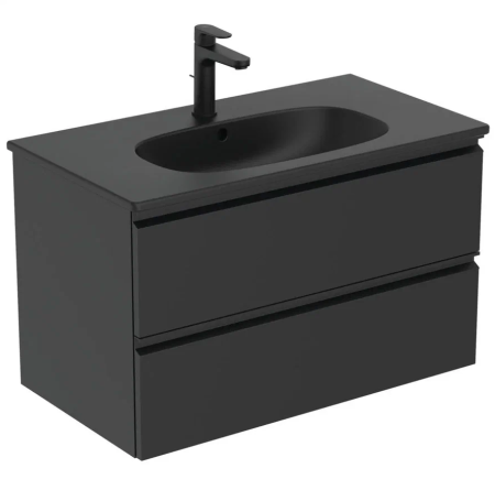 Раковина Ideal Standard  Tesi T3509V3 80 черный матовый