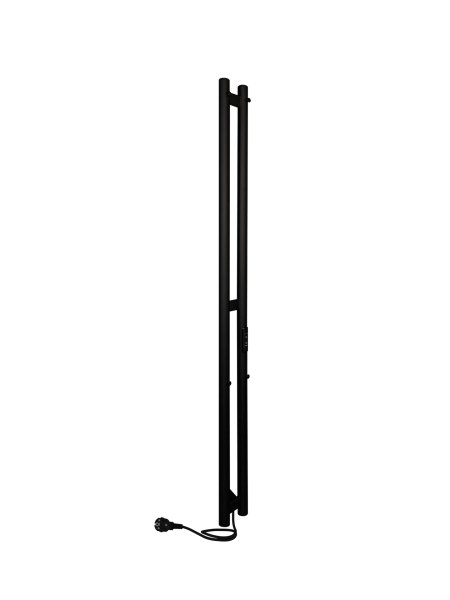 Полотенцесушитель Электрический Лесенка INDIGO LSE120-10BRRt, Черный муар