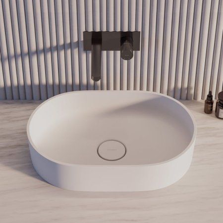 Раковина Omnires OVO M+ OVOUNBM 55x36 белый матовый