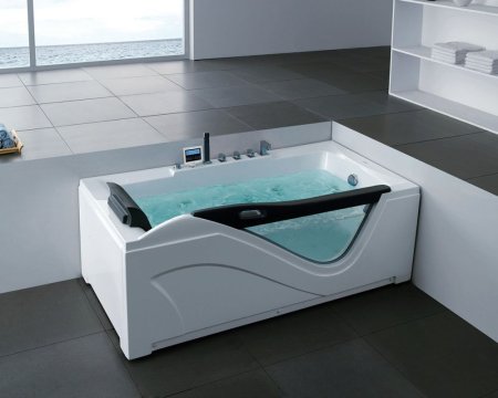 Акриловая ванна Gemy G9055 K R с гидромассажем