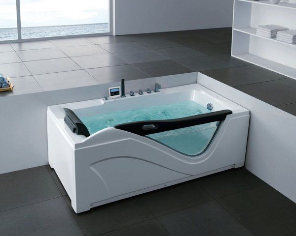 Акриловая ванна Gemy G9055 K R с гидромассажем