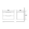 Тумба с раковиной BelBagno Etna ETNA-900-2C-SO-RN-P 90 Rovere Nature