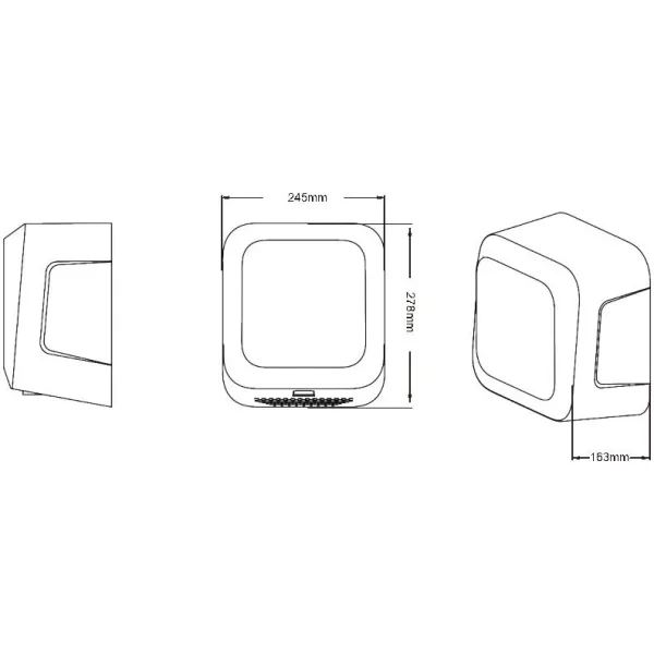 Сушилка для рук Arrow PW-B сенсорная, нержавеющая сталь