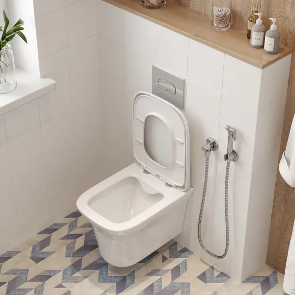 Унитаз подвесной Ceruttispa Ami Aria CT8780 безободковый, с сиденьем микролифт, белый