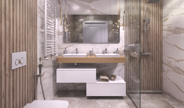 Тумба подвесная Velvex Unit 80, выс. 27, выдв. ящик, белый матовый (tp.UNI.80.1Y белый матовый)