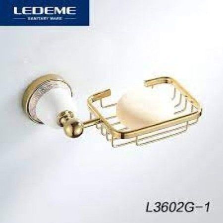 Мыльница Ledeme L3602G-1 золото