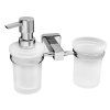 Держатель стакана и дозатора WasserKRAFT Lippe K-6589 хром