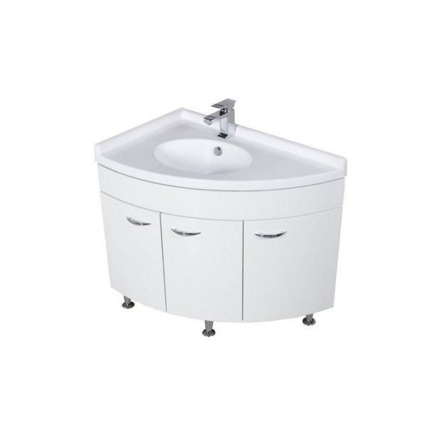 Тумба под раковину Aquanet Корнер 00158824 80 L белый