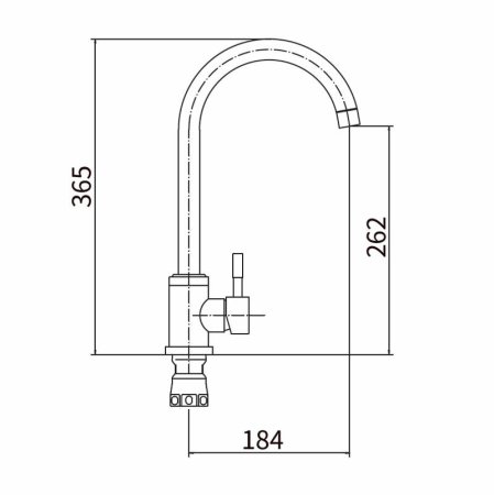 Смеситель для кухни FASHUN (A54009-A)