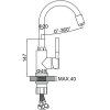Смеситель Ledeme L1399-2 излив на выбор