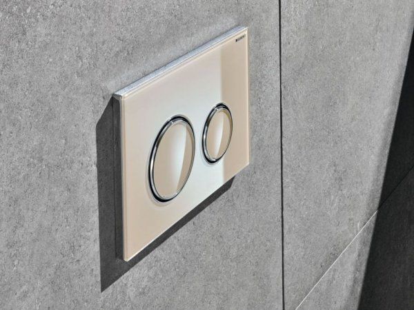 Кнопка смыва Geberit Sigma 21 115.884.TG.1 бежевый/хром