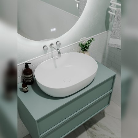 Раковина чаша Terminus Прато 03RN60x41x14W, белый