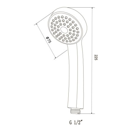 Лейка OLIVE'S для душа (D101)