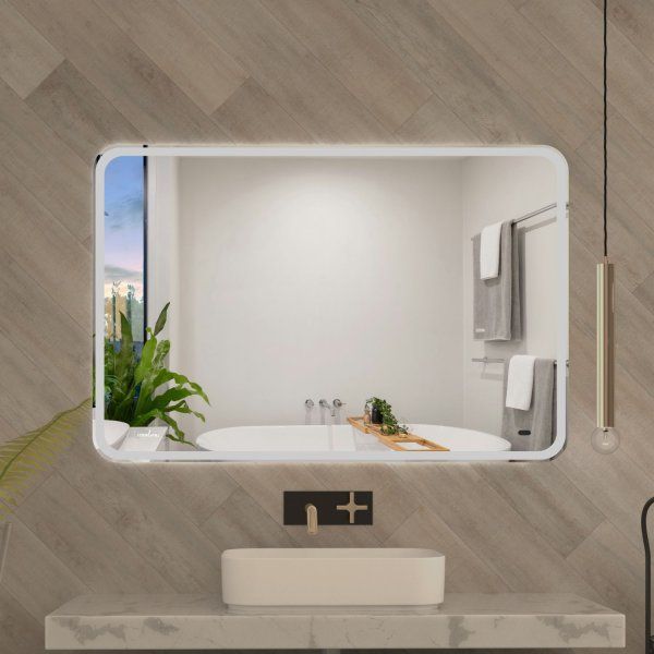 Зеркало MIXLINE "Турин" 1200*800 (ШВ) бесконтактный сенсор, светодиодная подсветка (555287)