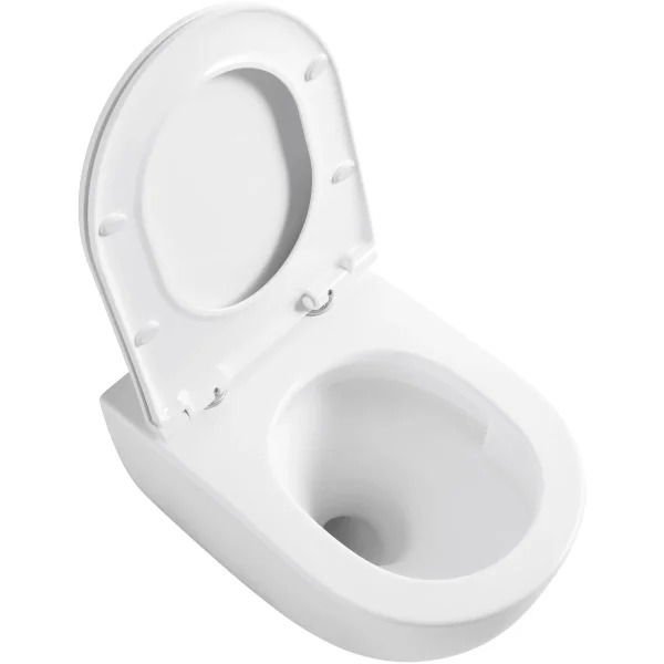 Унитаз подвесной Vincea Globo VT1-74T безободковый, торнадо, с сиденьем микролифт, белый