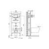 Система инсталляции для унитазов Oli 120 100409m