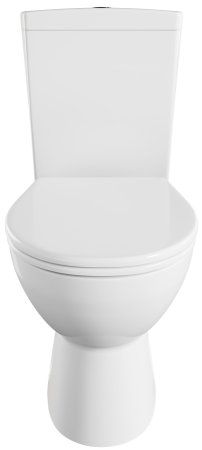 Унитаз-компакт напольный Norm Nord 360х670х805, сиденье дюропласт с микролифтом, белый (9845B099-7202)