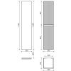 Шкаф-пенал Sancos Snob R PSNR35SM Doha Soft